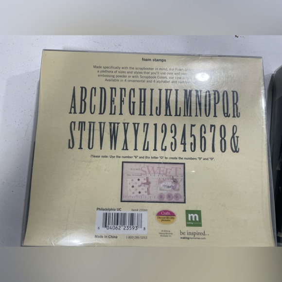 Foam stamps - Picture 3 of 3